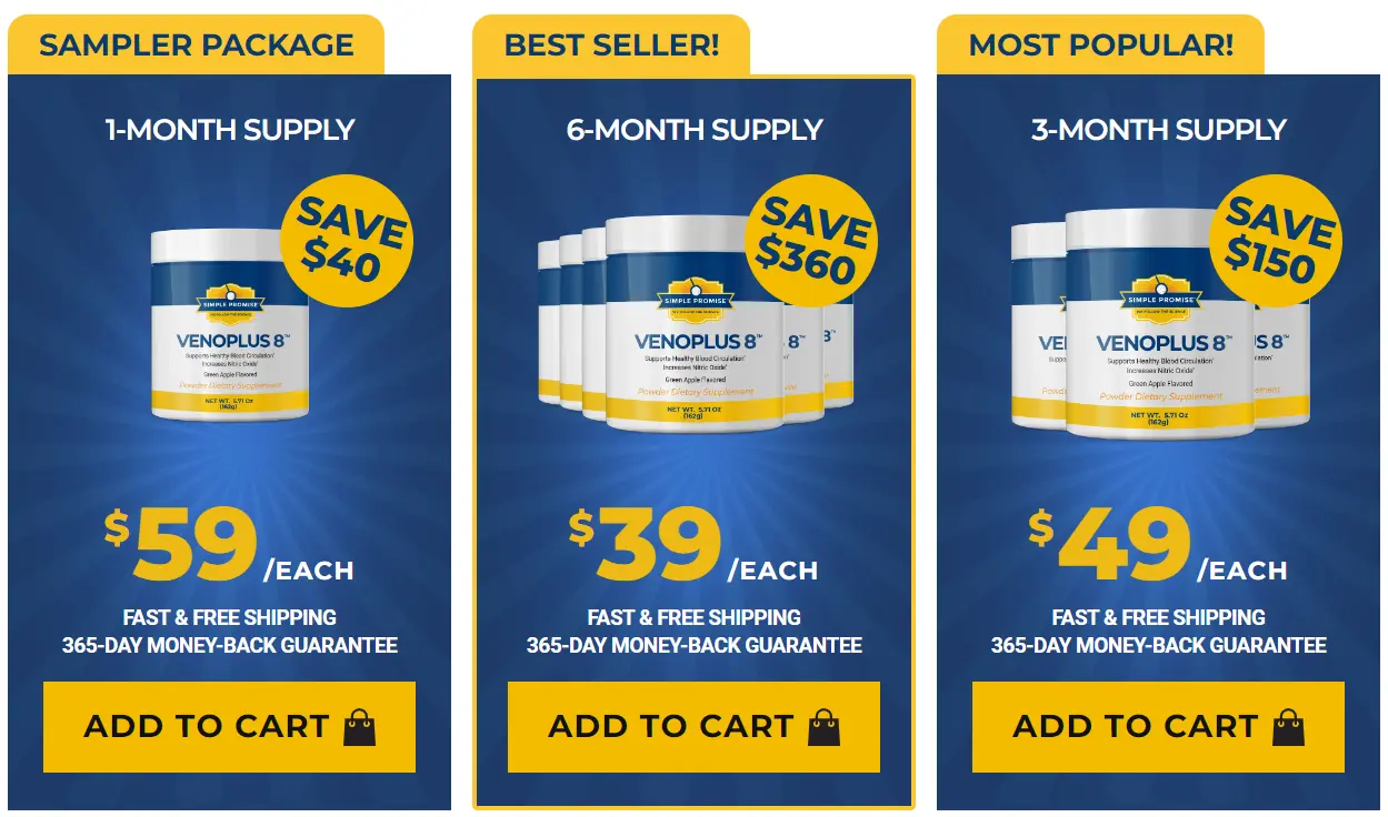 VenoPlus 8  pricing